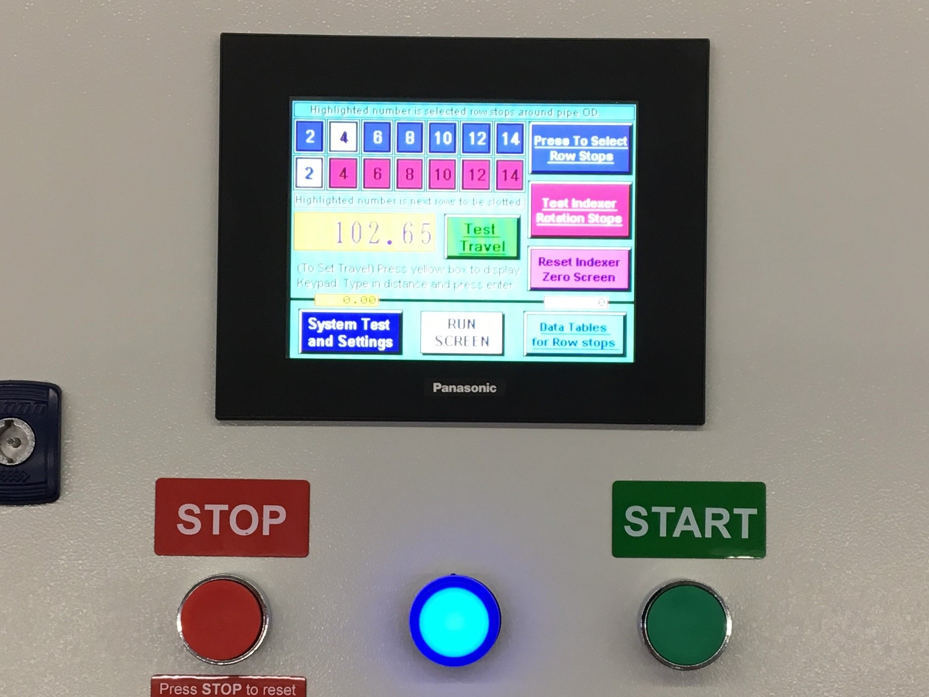 JK1012D Slotting Machine Touch Screen